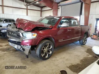 2021 Ram 1500 Limited with VIN 1C6SRFHT9MN501081, listed as a Copart auction lot 56568305 with 201,899 mi miles and Non repairable. Bid and sale history available at DreamBid. Image 1.