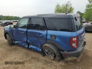 2024 Ford Bronco Sport Badlands с VIN 3FMCR9D9XRRF71875, выставлен на аукционе Copart как лот 59105615 с пробегом 2 164 миль миль и Списание • Salvage title. История ставок и продаж доступна на DreamBid. Изображение 2.