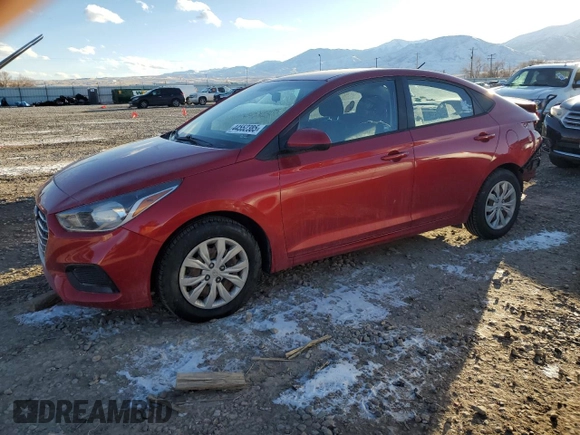 2019 Hyundai Accent SE with VIN 3KPC24A38KE084957, listed as a Copart auction lot 44552385 with 82,200 mi miles and Salvage Title. Bid and sale history available at carsss.com. Image 1.