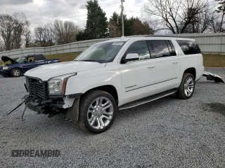 2018 GMC Yukon XL SLT with VIN 1GKS2GKC7JR272274, listed as a Copart auction lot 48049525 with 152,759 mi miles and Salvage Title. Bid and sale history available at carsss.com. Image 1.