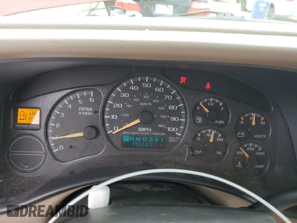 2002 Chevrolet Suburban LS with VIN 1GNFK16Z42J225333, listed as a Copart auction lot 45965535 with 145,207 mi miles and Salvage Title. Bid and sale history available at carsss.com. Image 9.
