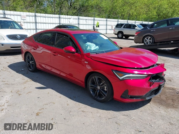 2024 Acura Integra Technology z VIN 19UDE4H65RA026864, wystawiony jako IAAI lot #42182148 z przebiegiem 6 253 mil mil oraz . Historia ofert i sprzedaży dostępna na DreamBid. Obrazek 1.