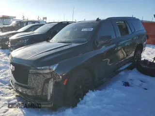 2022 Cadillac Escalade Sport Platinum with VIN 1GYS4GKL0NR176721, listed as a Copart auction lot 87170254 with 54,973 mi miles and Salvage title. Bid and sale history available at DreamBid. Image 1.