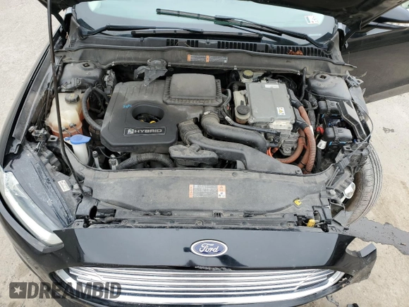 2016 Ford Fusion Titanium Hybrid with VIN 3FA6P0RU6GR324405, listed as a Copart auction lot 51382585 with 0 mi miles and Salvage Title. Bid and sale history available at carsss.com. Image 11.