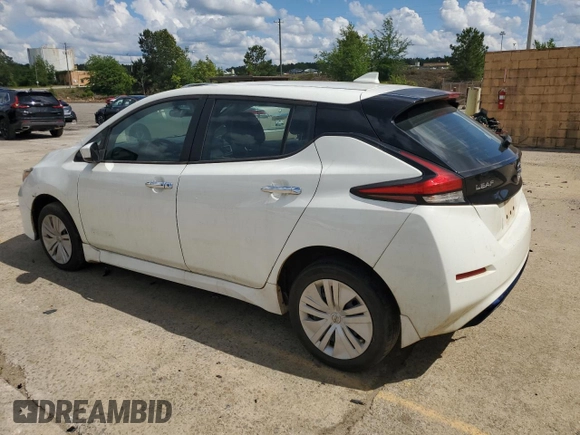 2018 Nissan LEAF SV with VIN 1N4AZ1CP9JC302563, listed as a Copart auction lot 56521215 with 104,124 mi miles and Clean title. Bid and sale history available at DreamBid. Image 2.