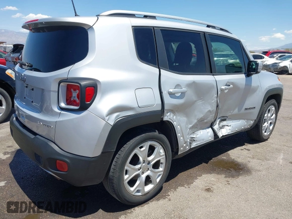 2018 Jeep Renegade Limited with VIN ZACCJADB9JPH64484, listed as a IAAI auction lot 42141402 with 69,394 mi miles and . Bid and sale history available at DreamBid. Image 4.
