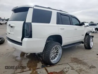 2018 Chevrolet Tahoe LT with VIN 1GNSKBKC1JR294115, listed as a Copart auction lot 59769515 with 81,523 mi miles and Salvage title. Bid and sale history available at DreamBid. Image 3.