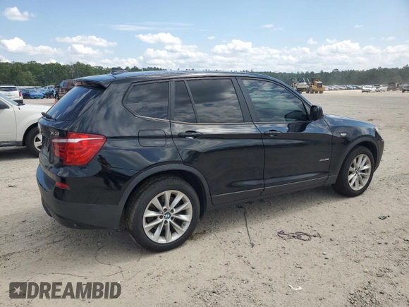 2014 BMW X3 xDrive28i with VIN 5UXWX9C57E0D24167, listed as a Copart auction lot 68278904 with 118,109 mi miles and Salvage Title. Bid and sale history available at DreamBid. Image 3.