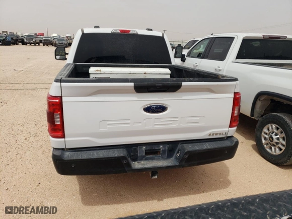 2022 Ford F-150 XL with VIN 1FTFW1E55NKE15071, listed as a Copart auction lot 50351135 with 122,472 mi miles and Clean Title. Bid and sale history available at carsss.com. Image 6.