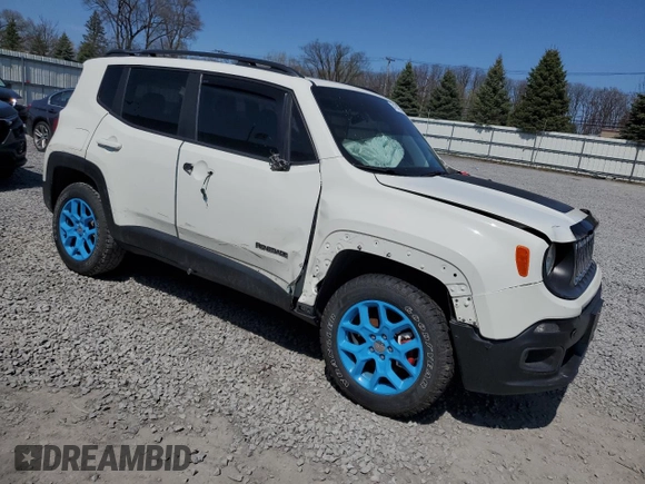 2018 Jeep Renegade Altitude with VIN ZACCJBBB0JPH03694, listed as a Copart auction lot 54174835 with 104,207 mi miles and Clean title. Bid and sale history available at DreamBid. Image 4.