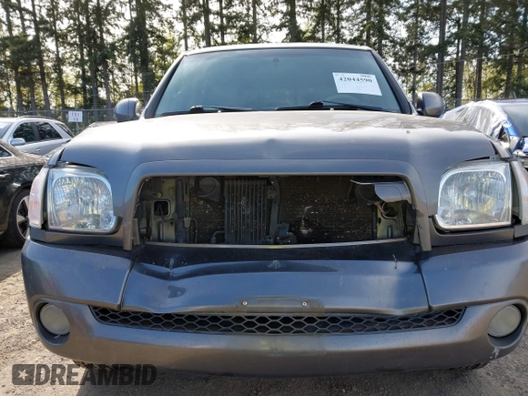 2006 Toyota Tundra Limited with VIN 5TBDT48126S520132, listed as a IAAI auction lot 42044590 with 172,950 mi miles and . Bid and sale history available at DreamBid. Image 13.
