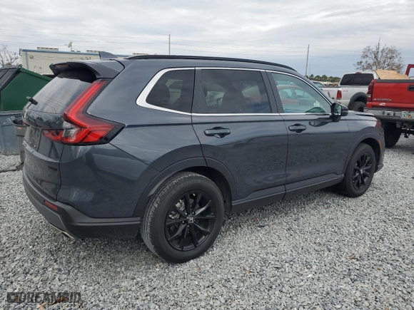 2024 Honda CR-V Hybrid Sport with VIN 7FARS6H52RE022136, listed as a Copart auction lot 88317505 with 25,336 mi miles and Salvage Title. Bid and sale history available at carsss.com. Image 3.