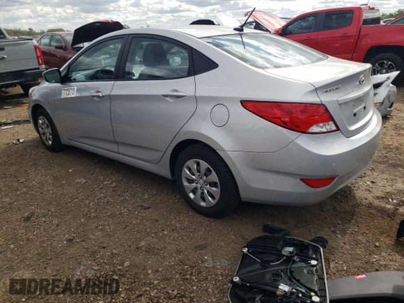 2016 Hyundai Accent SE with VIN KMHCT4AE9GU072335, listed as a Copart auction lot 71236713 with 107,887 mi miles and . Bid and sale history available at DreamBid. Image 2.
