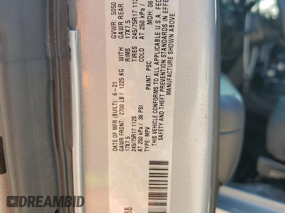 2021 Jeep Wrangler Willys z VIN 1C4HJXAG4MW743588, wystawiony jako Copart lot #65172674 z przebiegiem 46 593 mil mil oraz Szkoda całkowita • Salvage title. Historia ofert i sprzedaży dostępna na DreamBid. Obrazek 13.