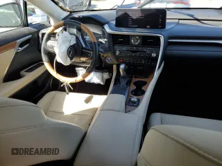 2021 Lexus RX 450h with VIN 2T2HGMDA9MC067213, listed as a Copart auction lot 48599255 with 28,234 mi miles and Salvage title. Bid and sale history available at DreamBid. Image 8.