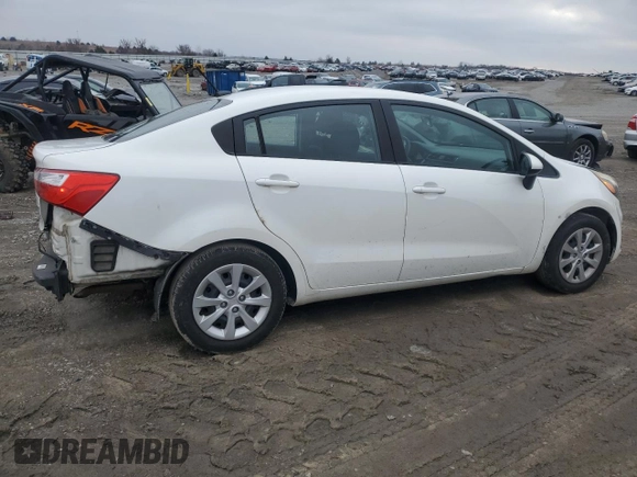 2016 Kia Rio LX with VIN KNADM4A35G6541748, listed as a Copart auction lot 46633465 with 103,324 mi miles and Non Repairable. Bid and sale history available at carsss.com. Image 3.