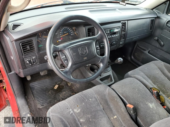 2001 Dodge Dakota with VIN 1B7FL26X01S233108, listed as a Copart auction lot 41419545 with 226,871 mi miles and Salvage Title. Bid and sale history available at carsss.com. Image 8.