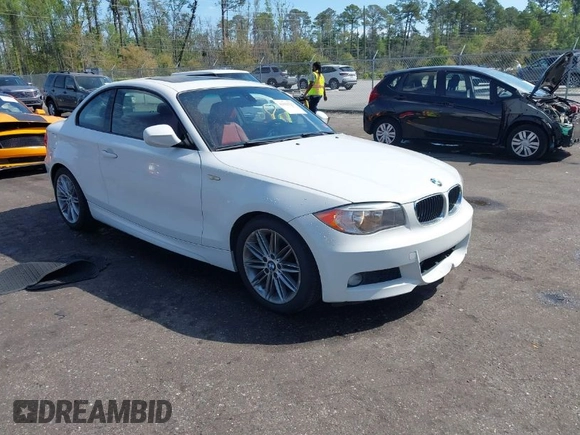 2013 BMW 1 Series 128i with VIN WBAUP7C50DVP24385, listed as a IAAI auction lot 41913737 with 46,217 mi miles and . Bid and sale history available at carsss.com. Image 1.