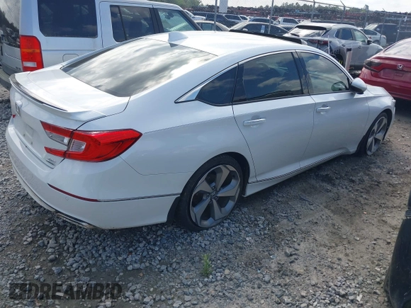 2019 Honda Accord Touring with VIN 1HGCV2F96KA009252, listed as a IAAI auction lot 42003043 with 76,249 mi miles and . Bid and sale history available at DreamBid. Image 4.