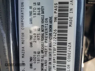 2015 Mazda Mazda3 i Touring with VIN JM1BM1V78F1222426, listed as a Copart auction lot 43744905 with 140,471 mi miles and Salvage Title. Bid and sale history available at carsss.com. Image 13.