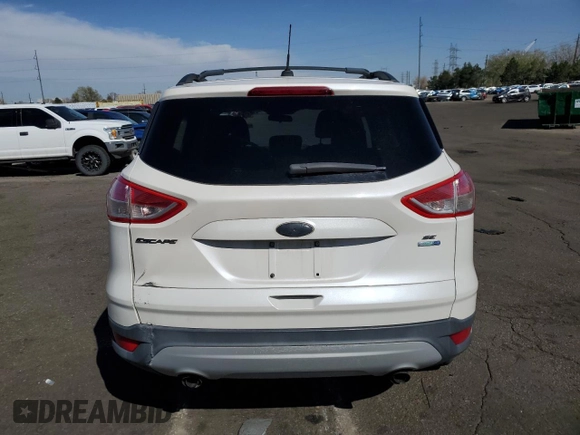 2013 Ford Escape SE with VIN 1FMCU9GX0DUD69296, listed as a Copart auction lot 53557755 with 75,596 mi miles and Clean Title. Bid and sale history available at carsss.com. Image 6.