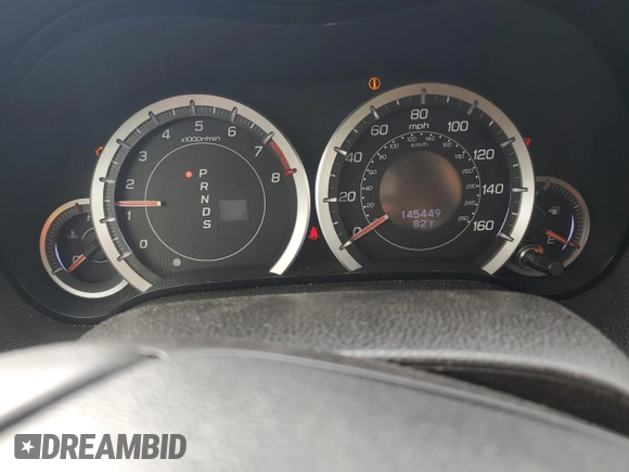 2014 Acura TSX with VIN JH4CU2F47EC001173, listed as a Copart auction lot 59561615 with 145,449 mi miles and Salvage title. Bid and sale history available at DreamBid. Image 9.