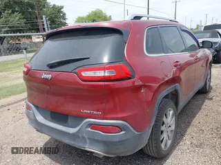 2014 Jeep Cherokee Limited with VIN 1C4PJLDS0EW134195, listed as a IAAI auction lot 42162971 with 182,272 mi miles and . Bid and sale history available at DreamBid. Image 4.