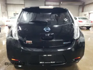 2015 Nissan LEAF S with VIN 1N4AZ0CP6FC334064, listed as a Copart auction lot 49307085 with 42,375 mi miles and Salvage Title. Bid and sale history available at DreamBid. Image 6.