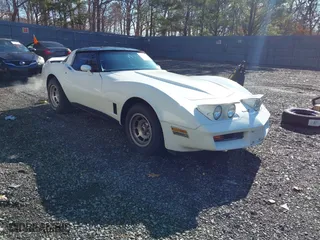 1981 Chevrolet Corvette with VIN 1G1AY8768BS418361, listed as a IAAI auction lot 41851046 with 72,559 mi miles. Bid and sale history available at carsss.com. Image 1.