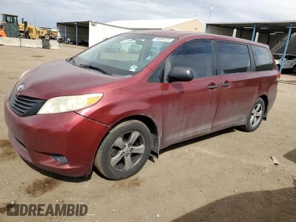 2011 Toyota Sienna with VIN 5TDZK3DC6BS032409, listed as a Copart auction lot 50069725 with 231,085 mi miles and Salvage Title. Bid and sale history available at carsss.com. Image 1.