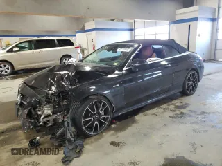 2018 Mercedes-Benz C 43 AMG with VIN WDDWK6EB8JF632217, listed as a Copart auction lot 87770605 with Not provided miles and Salvage title. Bid and sale history available at DreamBid. Image 1.
