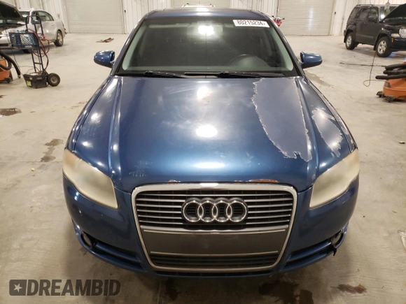 2005 Audi A4 2.0T with VIN WAUAF68E25A457803, listed as a Copart auction lot 80215234 with 141,017 mi miles and Clean Title. Bid and sale history available at carsss.com. Image 5.