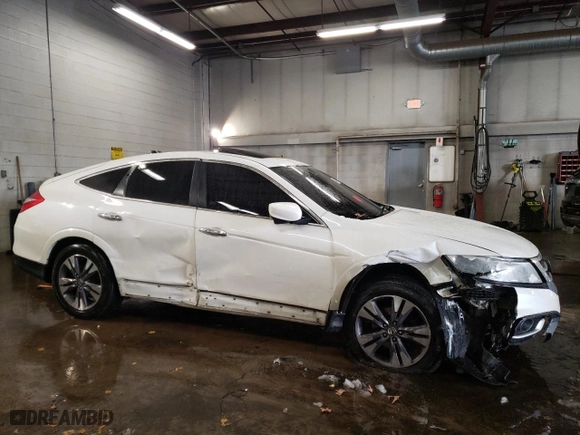 2013 Honda Crosstour EX-L with VIN 5J6TF2H54DL003294, listed as a Copart auction lot 44439775 with 0 mi miles and Salvage Title. Bid and sale history available at carsss.com. Image 4.