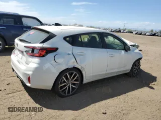 2024 Subaru Impreza Sport with VIN JF1GUAFC5R8356765, listed as a Copart auction lot 68925754 with 0 mi miles and Salvage Title. Bid and sale history available at carsss.com. Image 3.