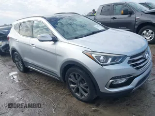 2018 Hyundai Santa Fe Ultimate with VIN 5XYZWDLA8JG518676, listed as a IAAI auction lot 41402511 with 107,551 mi miles and . Bid and sale history available at DreamBid. Image 1.