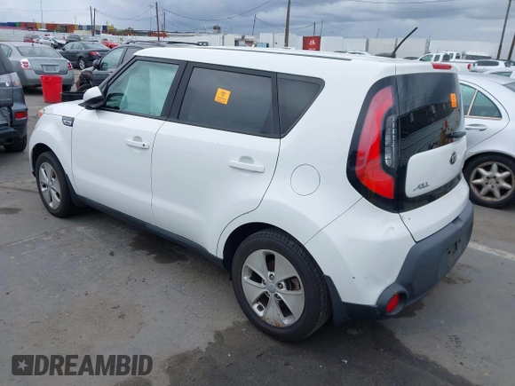 2016 Kia Soul with VIN KNDJN2A23G7341136, listed as a IAAI auction lot 41780119 with 1 mi miles. Bid and sale history available at carsss.com. Image 3.