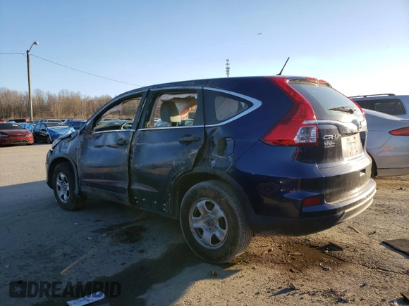 2015 Honda CR-V LX with VIN 5J6RM4H31FL119209, listed as a Copart auction lot 47818315 with 143,023 mi miles and Salvage Title. Bid and sale history available at DreamBid. Image 2.