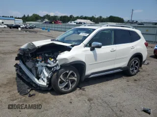 2023 Subaru Forester Touring with VIN JF2SKARC5PH522318, listed as a Copart auction lot 63442695 with 12,038 mi miles and Salvage title. Bid and sale history available at DreamBid. Image 1.
