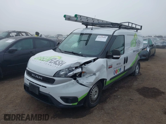 2022 Ram ProMaster City Cargo with VIN ZFB636VP6N6W03133, listed as a IAAI auction lot 41529406 with 27,876 mi miles and . Bid and sale history available at DreamBid. Image 2.