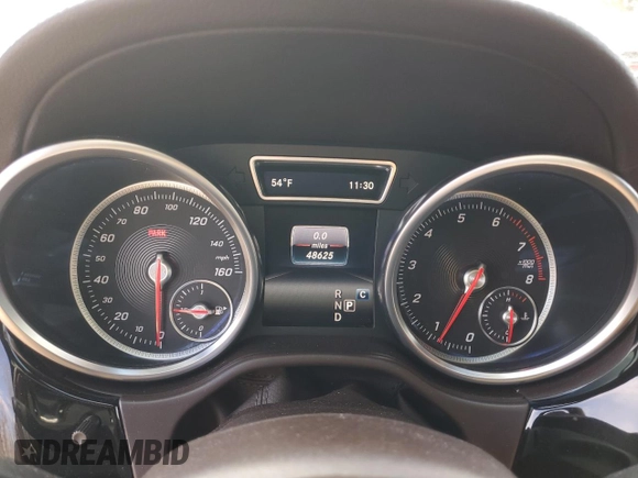 2017 Mercedes-Benz GLS 450 with VIN 4JGDF6EE1HA986308, listed as a Copart auction lot 43828644 with 48,625 mi miles and Salvage Title. Bid and sale history available at DreamBid. Image 9.