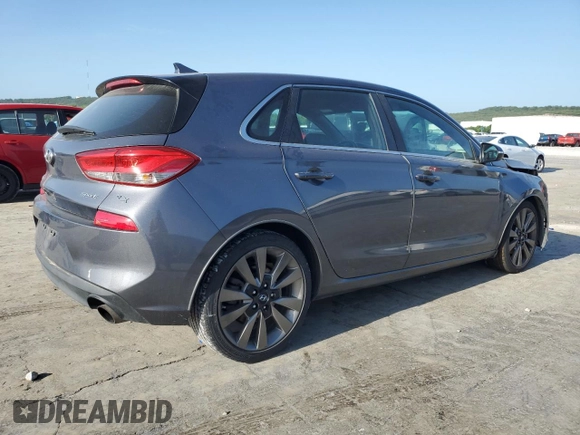 2018 Hyundai Elantra GT Sport with VIN KMHH55LCXJU066293, listed as a Copart auction lot 64654284 with 105,785 mi miles and Salvage Title. Bid and sale history available at carsss.com. Image 3.