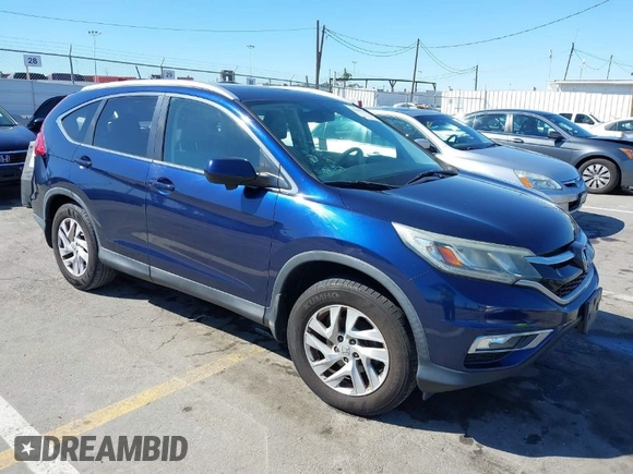 2015 Honda CR-V EX-L with VIN 2HKRM3H79FH515749, listed as a IAAI auction lot 41819931 with 100,334 mi miles. Bid and sale history available at carsss.com. Image 1.