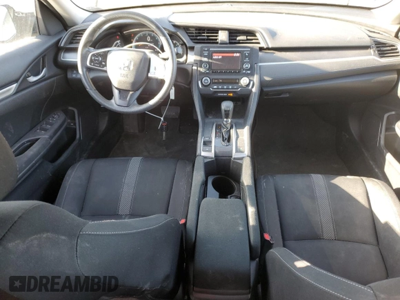 2019 Honda Civic LX with VIN 19XFC2F60KE025306, listed as a Copart auction lot 53949305 with 50,671 mi miles and Salvage Title. Bid and sale history available at DreamBid. Image 8.