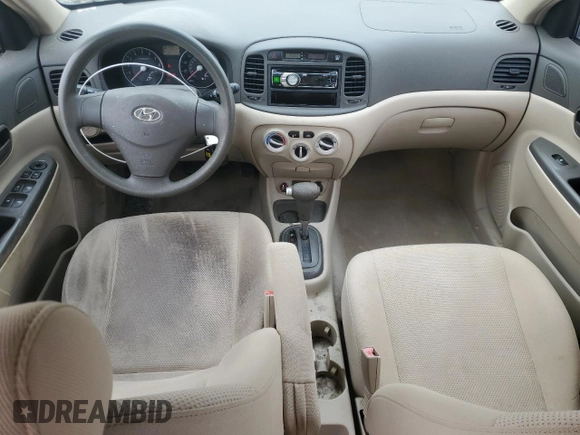 2006 Hyundai Accent GLS with VIN KMHCN46C56U028445, listed as a Copart auction lot 47857585 with 154,388 mi miles and Clean Title. Bid and sale history available at carsss.com. Image 8.