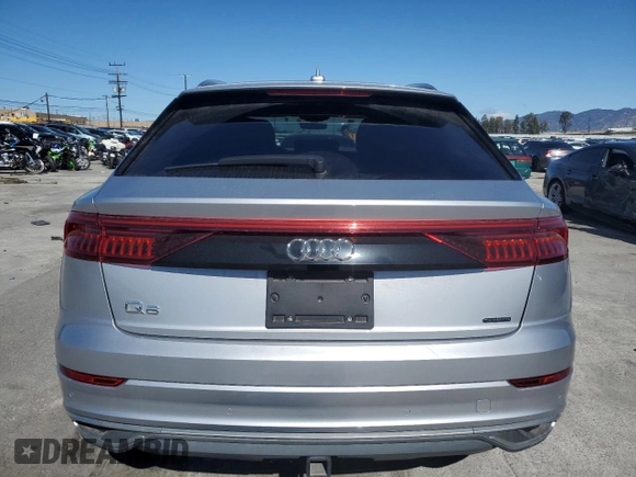 2019 Audi Q8 Prestige with VIN WA1CVAF1XKD026566, listed as a Copart auction lot 48567395 with 49,038 mi miles and Salvage title. Bid and sale history available at DreamBid. Image 6.