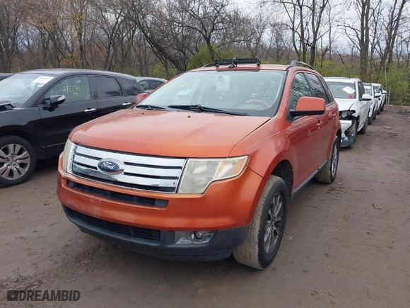 2007 Ford Edge SEL with VIN 2FMDK48C77BA90270, listed as a IAAI auction lot 40952827 with 0 mi miles. Bid and sale history available at carsss.com. Image 2.