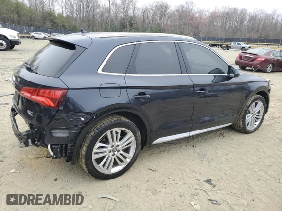 2018 Audi Q5 Premium Plus z VIN WA1BNAFY7J2174497, wystawiony jako Copart lot #49062145 z przebiegiem 98 606 mil mil oraz Szkoda całkowita • Salvage title. Historia ofert i sprzedaży dostępna na DreamBid. Obrazek 3.