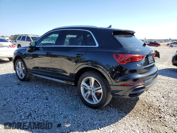 2022 Audi Q3 S line Premium with VIN WA1DECF32N1056927, listed as a Copart auction lot 39252533 with 5,258 mi miles. Bid and sale history available at carsss.com. Image 2.