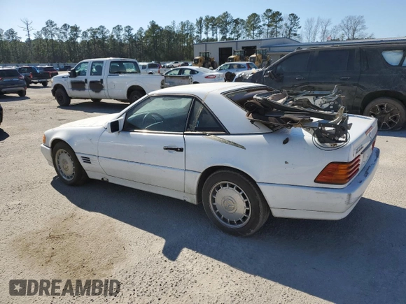 1991 Mercedes-Benz 500 z VIN WDBFA66E8MF020155, wystawiony jako Copart lot #46239855 z przebiegiem Nie podano mil oraz Tytuł czysty. Historia ofert i sprzedaży dostępna na DreamBid. Obrazek 2.