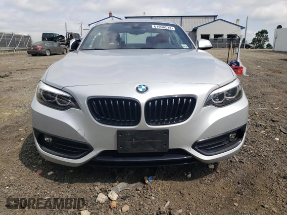 2020 BMW 2 Series 230i xDrive with VIN WBA2J3C0XL7E78702, listed as a Copart auction lot 61998214 with 0 mi miles and Salvage Title. Bid and sale history available at carsss.com. Image 5.